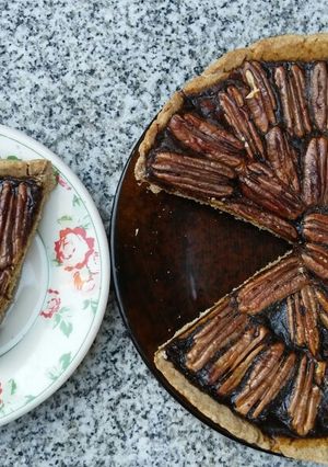 Una foto de Pecan pie