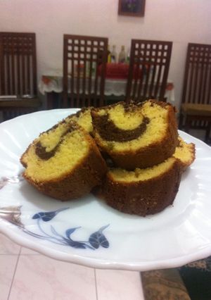Foto resep Bolu Marble Choco Chips