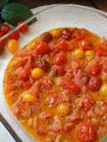 Tomates en salsa