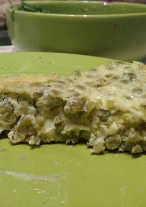 Una foto de Tortilla de arveja