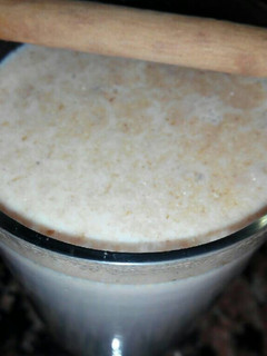 Una foto de Desayuno de avena con cacao