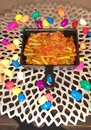 A picture of French beans curry.