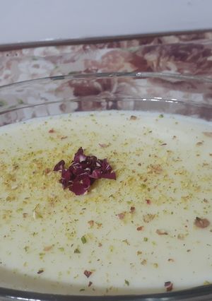 عکسی از دستور دسر فرنی