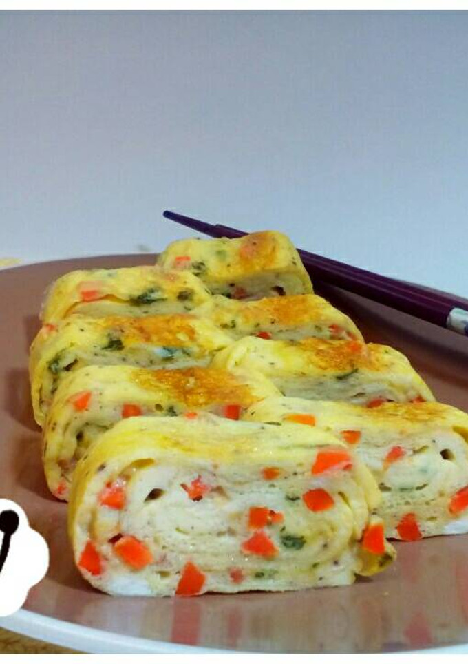 Foto resep Tamagoyaki / Japanese omelette roll
