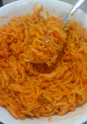 A picture of Basmatic oil rice.