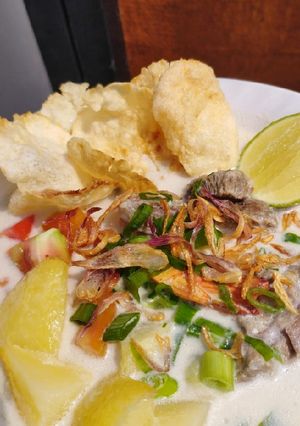 Foto resep Soto Betawi Susu Santan