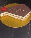 Cream tart cravatta
