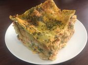 A picture of spinach lasagne