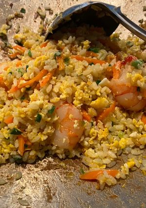 A picture of Prawn Fried Rice.