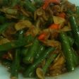 Tumis Kacang Panjang Ebi Sambal Roa