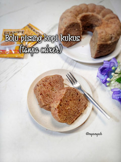 Foto resep Bolu Pisang Kopi Kukus (tanpa mixer)