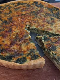 Una foto de Quiche de Espinacas