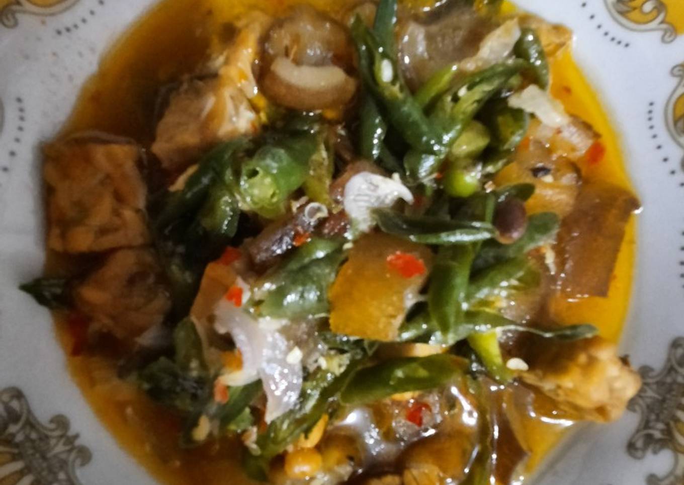 Tauco kikil+tempe kesukaan keluarga