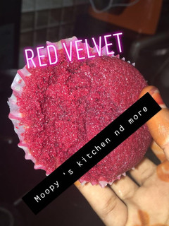 Red velvet cup cake ainihin hoton girkin