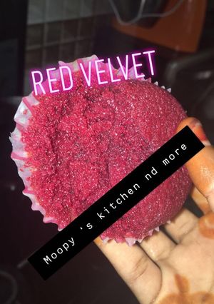Red velvet cup cake ainihin hoton girkin