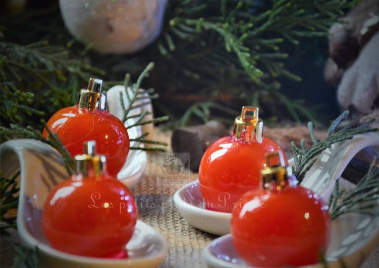 Recette De Tomates cerises comme des boules de Noël