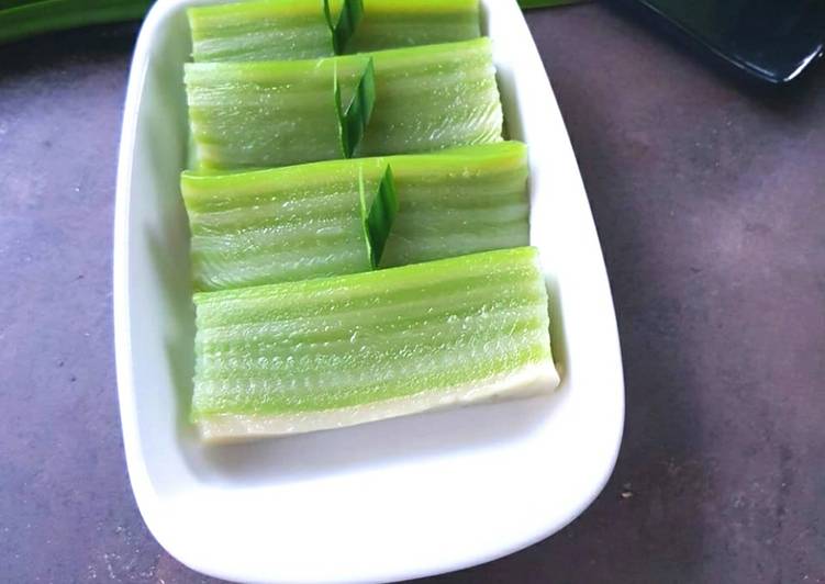 Resep Lapis Sagu Pandan Anti Gagal