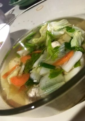 รูปของ ต้มจืดไก่สับ