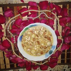 A picture of Makhana lotus seeds kheer.