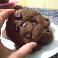 A picture of Cookies de chocolate.
