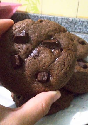Una foto de Cookies de chocolate
