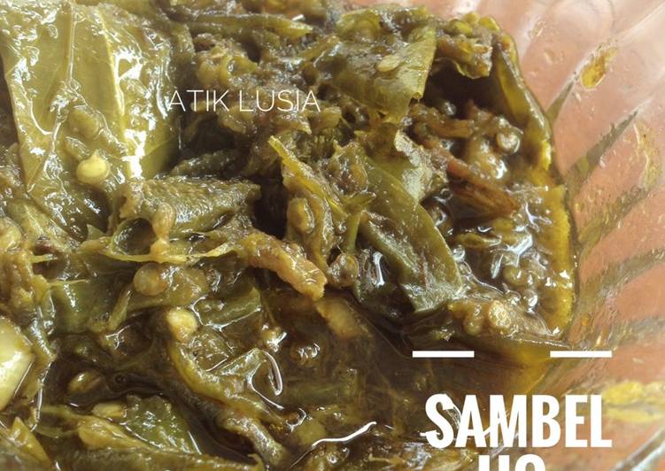 Recipe: Tasty Sambel ijo teri ala RM Padang