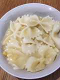 Pasta with Cream Corn