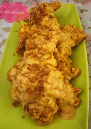 Foto resep Fillet crispy saus telur asin