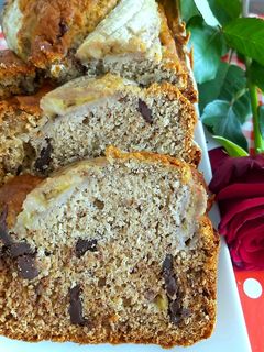 Une photo de Cake banane choco