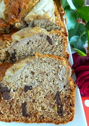 Une photo de Cake banane choco