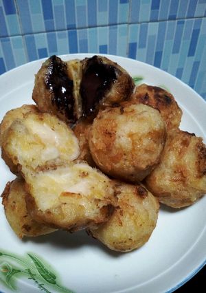 Foto resep Bola pisang isi coklat keju
