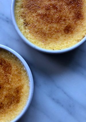 Une photo de Crème brûlée à la vanille