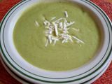Crema de calabacita con chile poblano