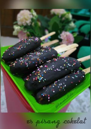 Foto resep Es Pisang Cokelat