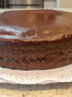 Una foto de Bizcocho de yogur y flan
