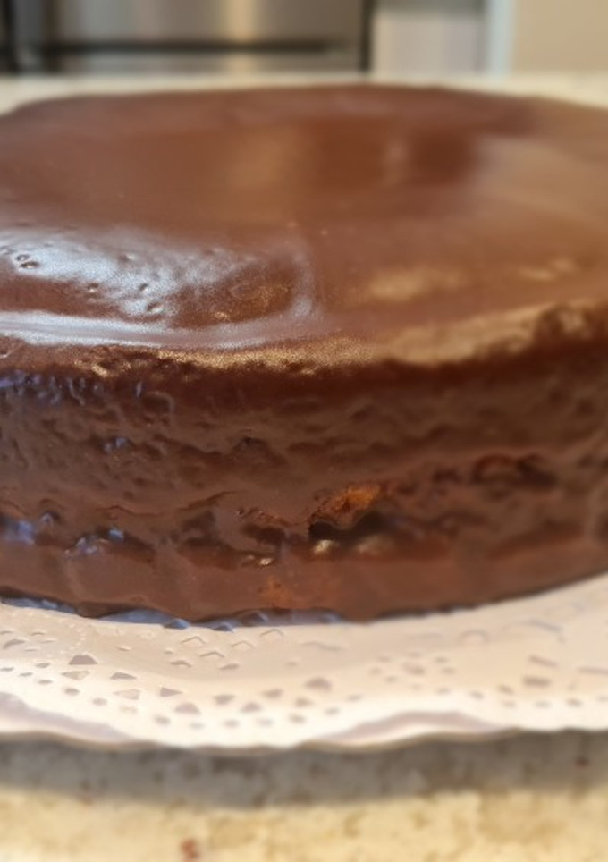 Una foto de Bizcocho de yogur y flan