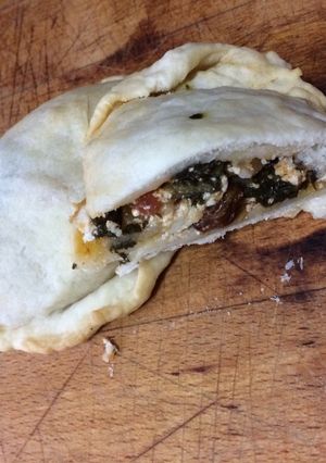 Una foto de Empanadilla de acelgas con tofu