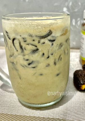 Foto resep Es cincau susu kurma
