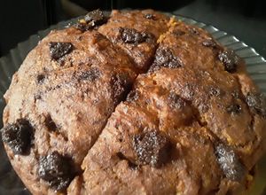 Una foto de Pan🥧 de banano🍌 y chocolate🍫 Vegano😊