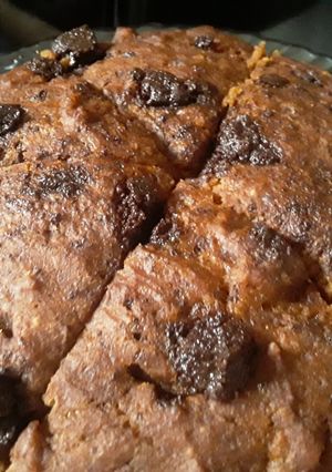 Una foto de Pan🥧 de banano🍌 y chocolate🍫 Vegano😊
