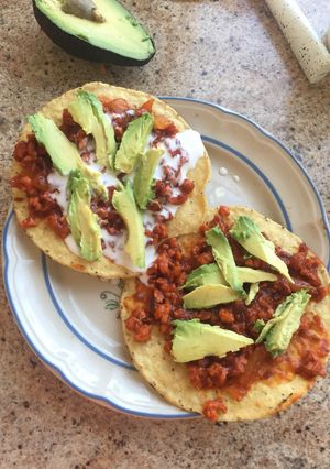 Una foto de Tinga saludable y rápida