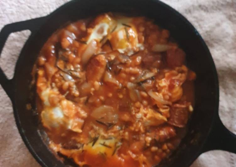 Recipe of Perfect Chorizo Beans Eggs