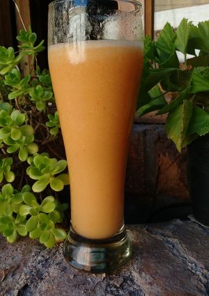 Una foto de Licuado de Durazno
