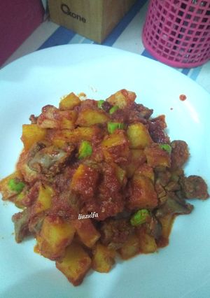 Foto resep Sambal goreng kentang