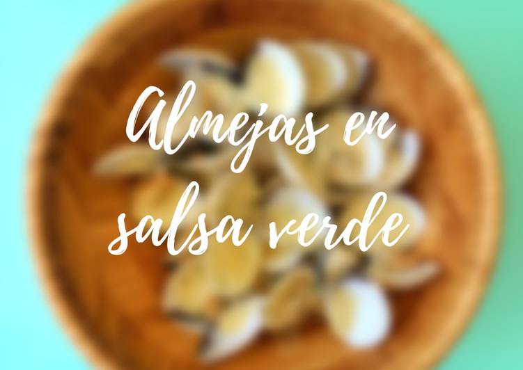 Almejas en salsa verde con Thermomix
