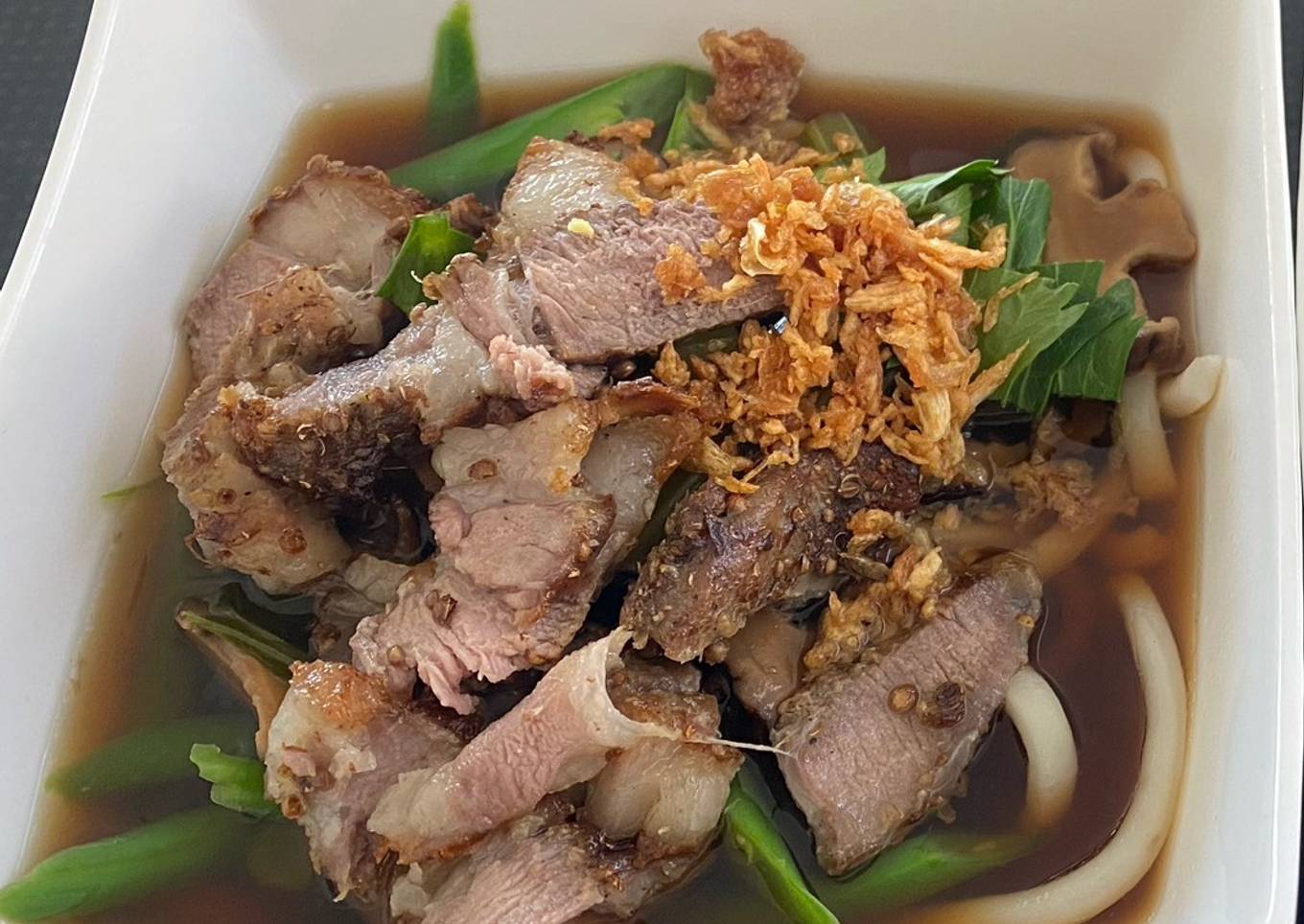 Grilled Lamb Udon Noodles Ramen🍜