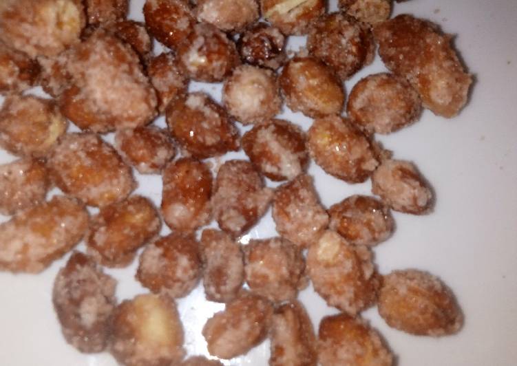 Sugar coated nuts