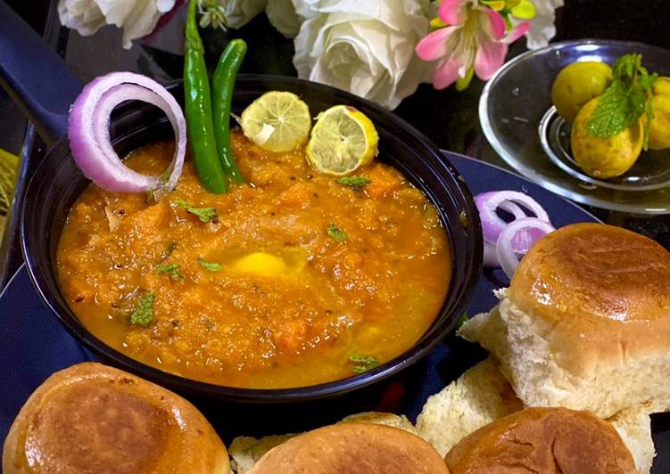 Recipe of Any-night-of-the-week Pav Bhaji - Bliss on a plate