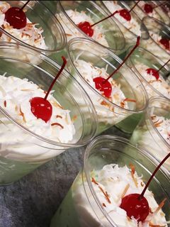 Una foto de Pistacho salad / Ensalada de pistache