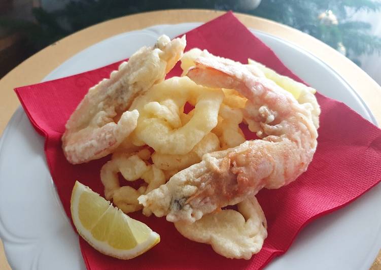 Frittura di calamari e gamberi ⭐